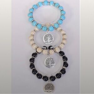 27136 ❤️ 1 Dozen Tree of Life Charm Bracelets Wholesale